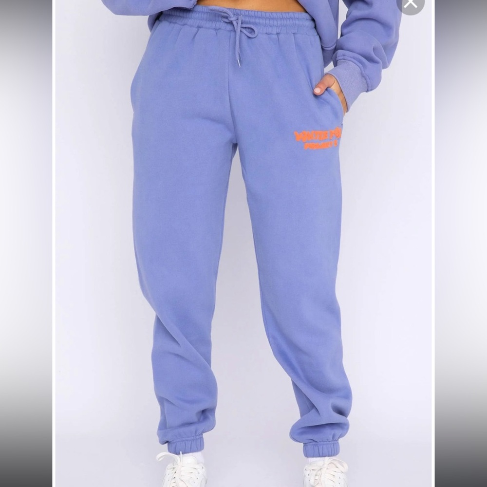 White Fox Sweatpants